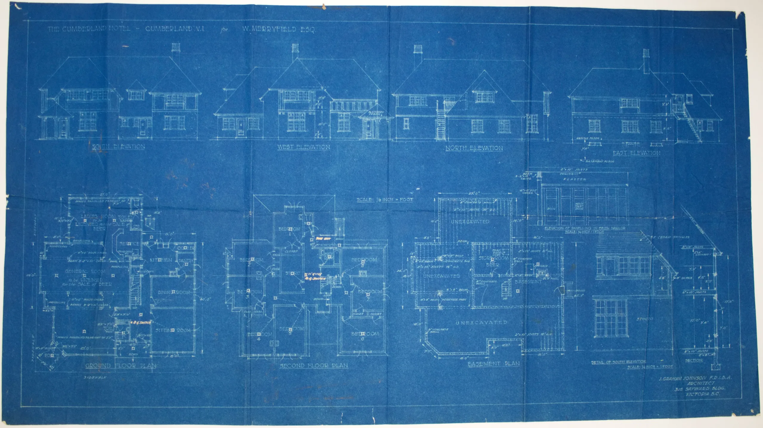Cumberland Hotel blueprint full